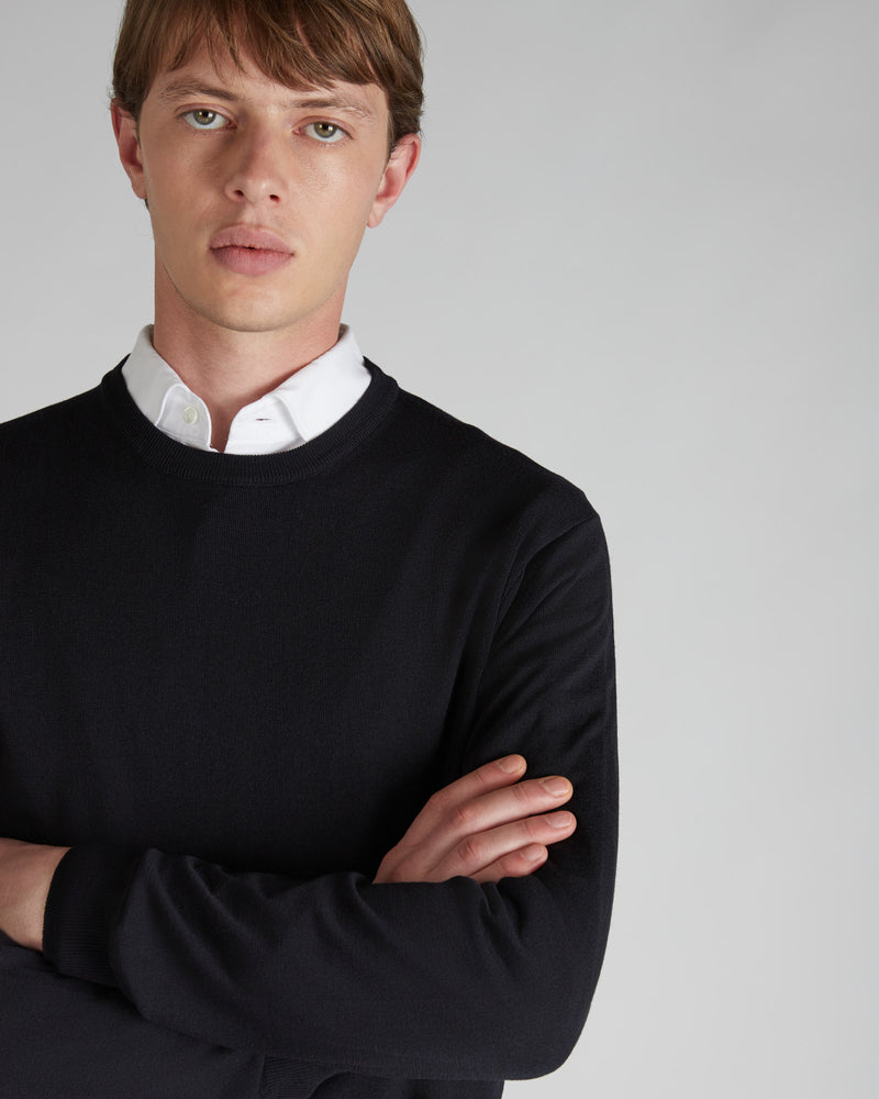 Slowear Girocollo slim fit in Flexwool certificato Novità