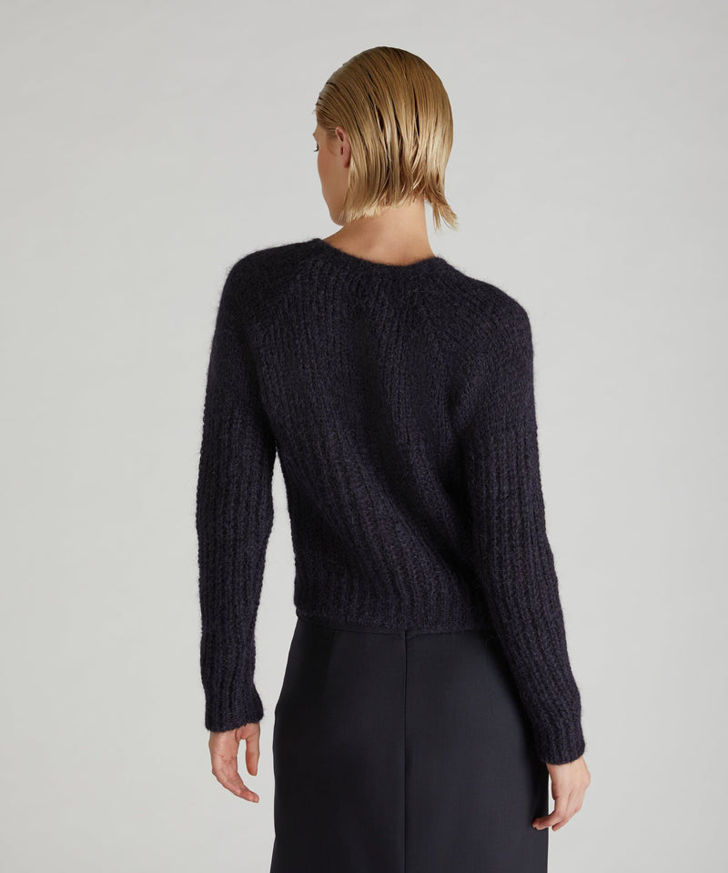 Slowear Cardigan slim fit in Mohair e Alpaca Negozio