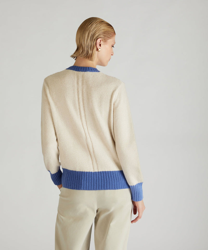 Slowear Girocollo over in lana e Angora Moda
