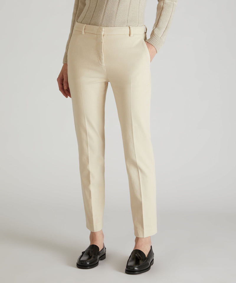 Slowear Pantalone slim fit in drill di cotone 2025