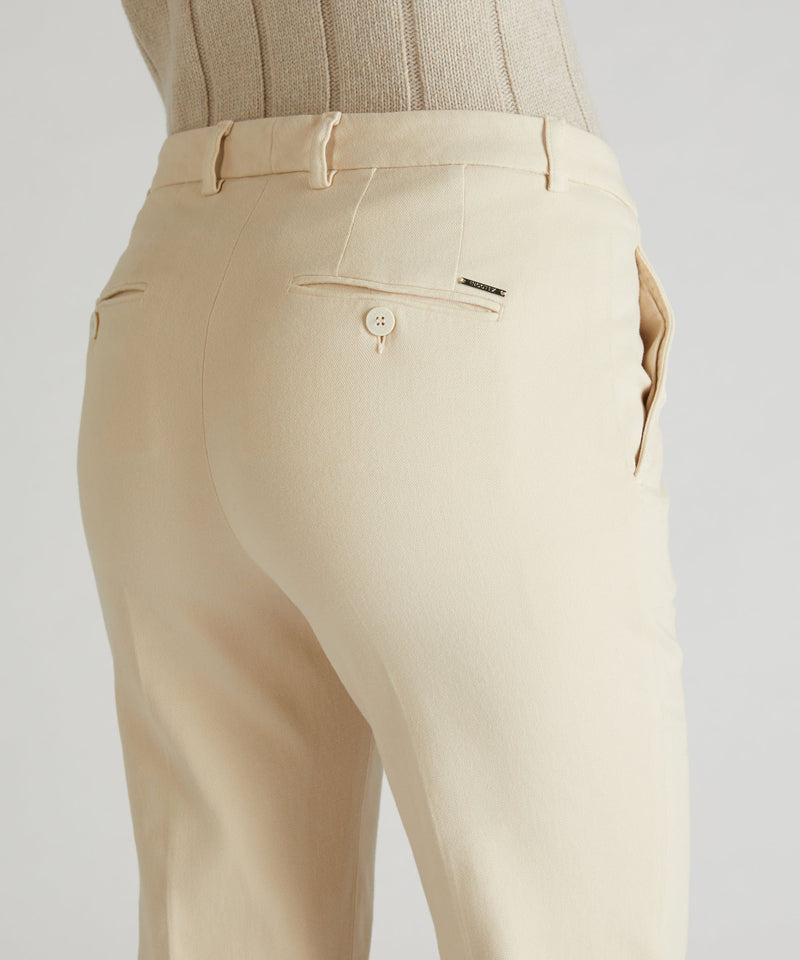 Slowear Pantalone slim fit in drill di cotone 2025