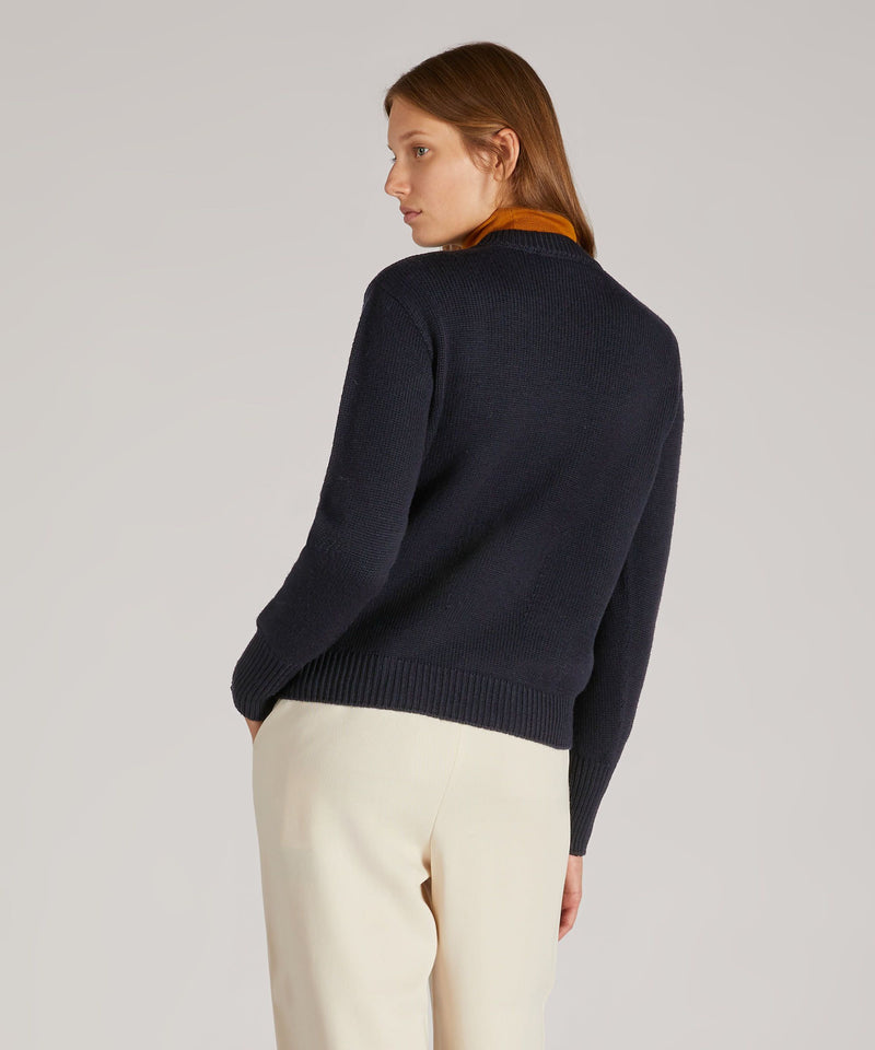 Slowear Girocollo regular fit in lana merinos certificata Acquista Ora