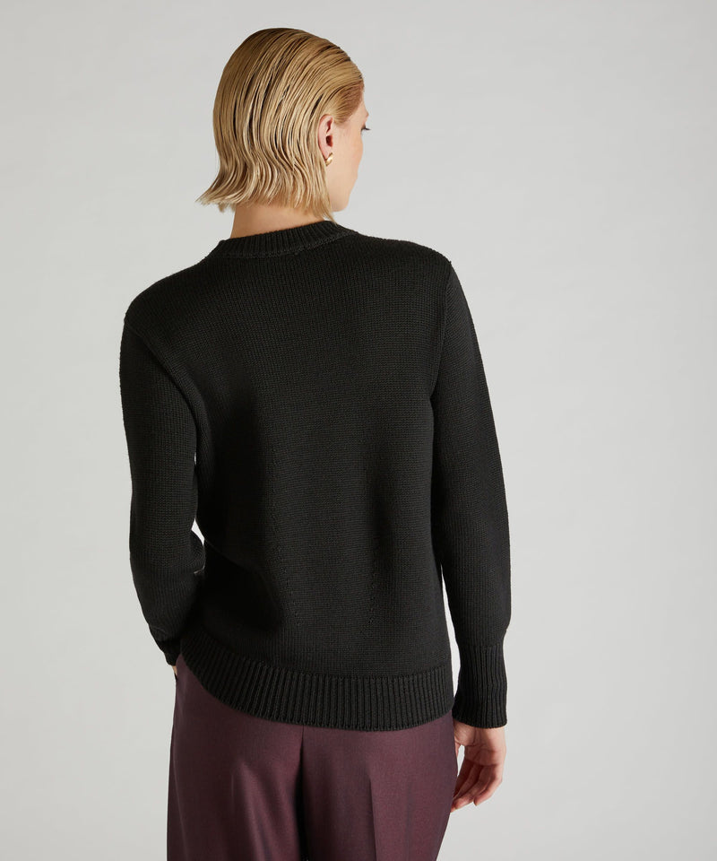 Slowear Girocollo regular fit in lana merinos certificata Consegna Veloce