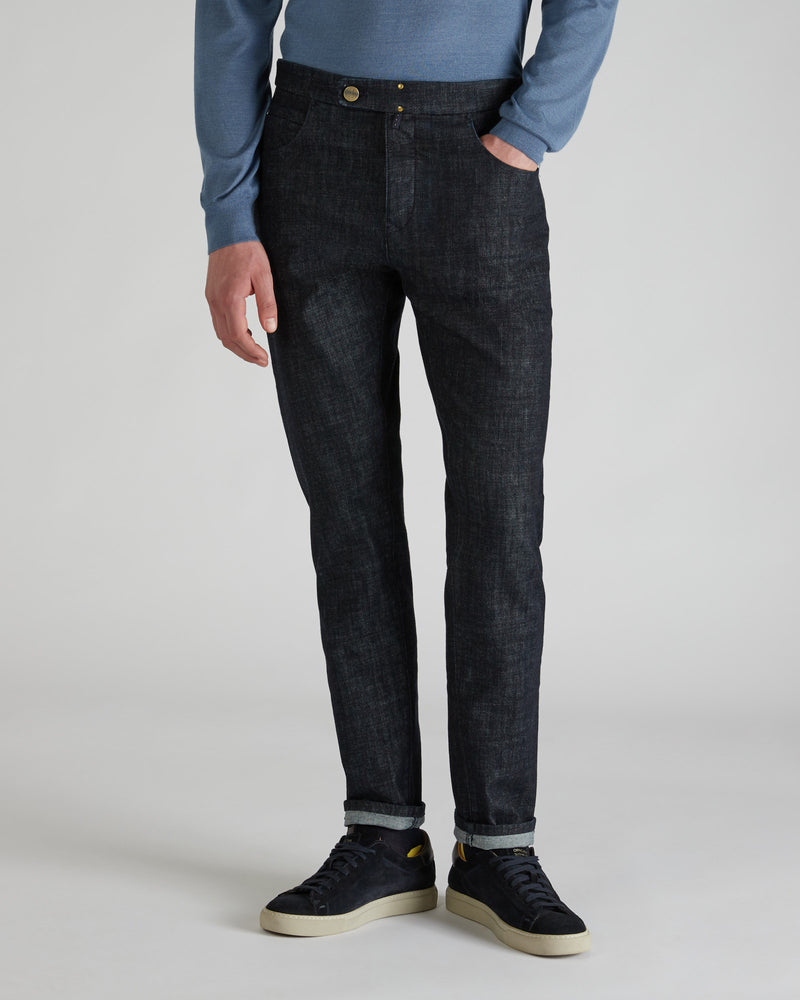 Slowear Pantalone sartoriale in denim stretch Saldi