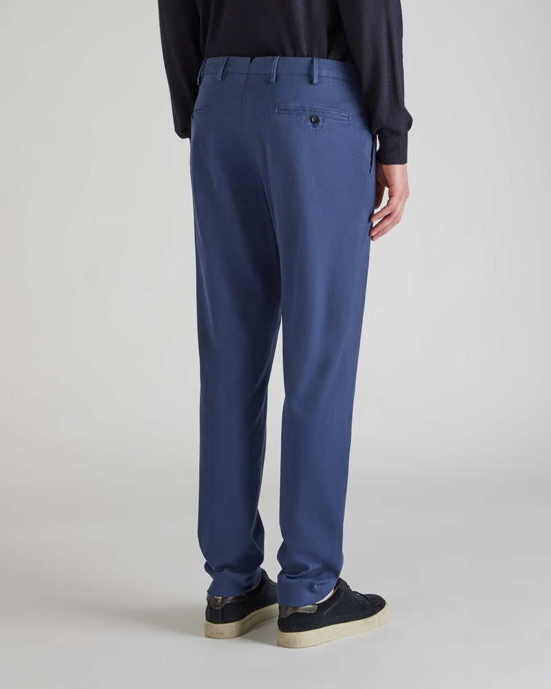 Slowear Pantalone tapered fit in tricocell certificato Vendite Flash