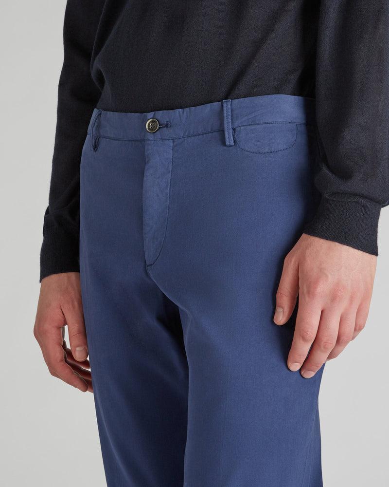 Slowear Pantalone tapered fit in tricocell certificato Vendite Flash