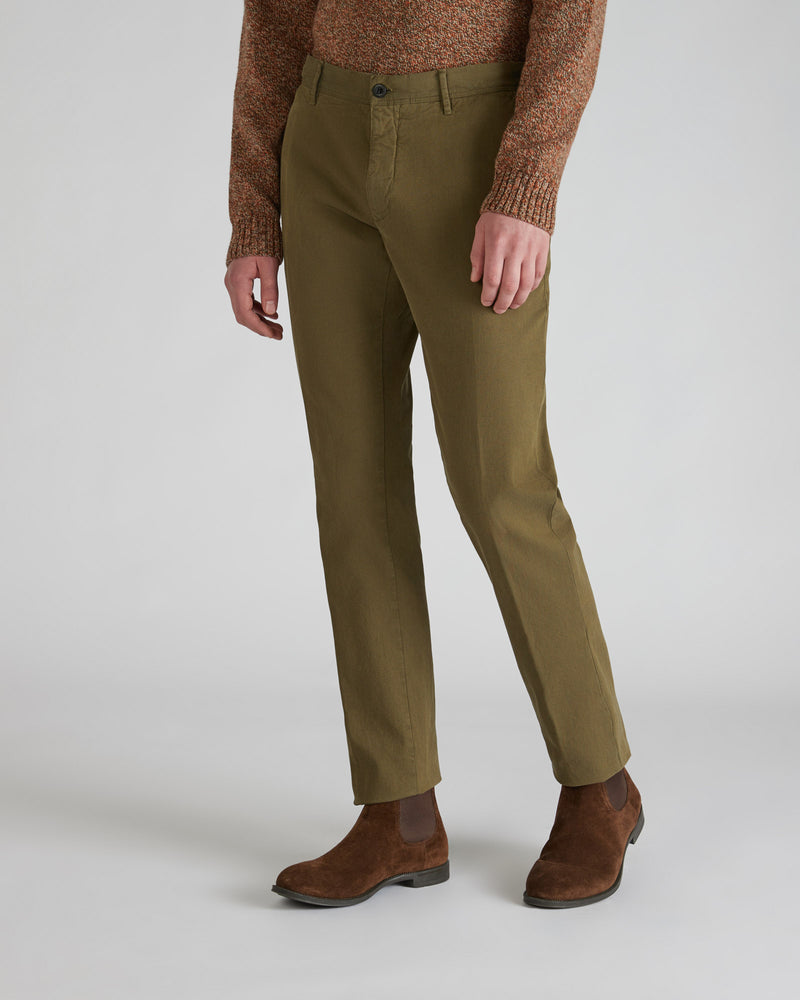 Slowear Pantalone slim fit in cotone stretch Negozio