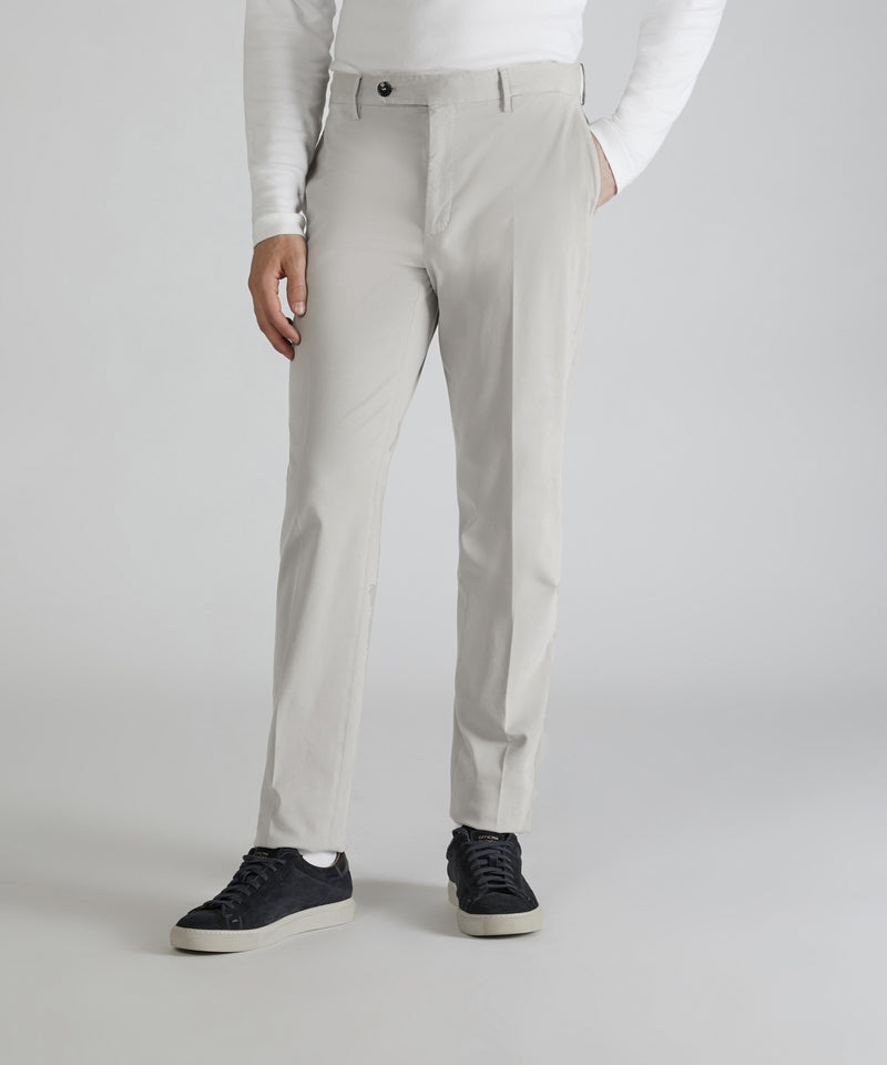Slowear Pantalone tapered fit in cotone e lyocell Vendita
