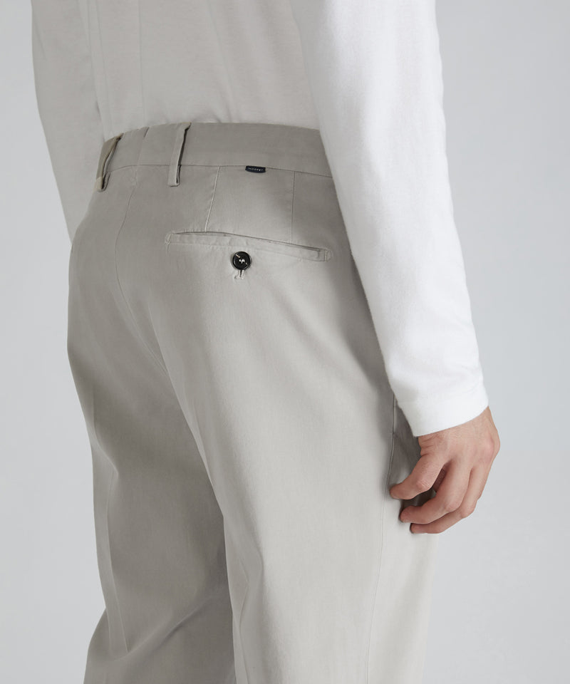 Slowear Pantalone tapered fit in cotone e lyocell Vendita