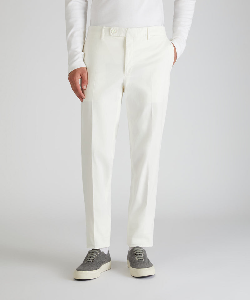 Slowear Pantalone tapered fit in cotone e lyocell Promozione