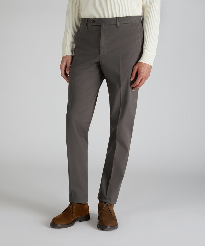 Slowear Pantalone tapered fit in cotone e lyocell Spedizione Gratuita