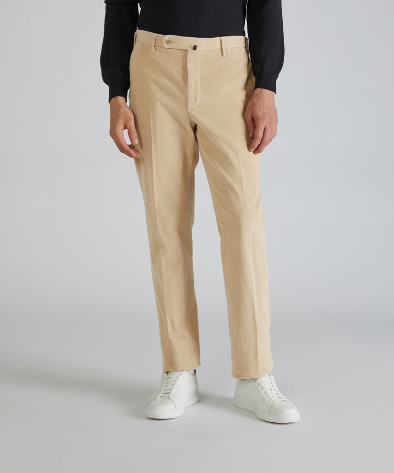 Slowear Pantalone regular fit in velluto Pezzi Unici