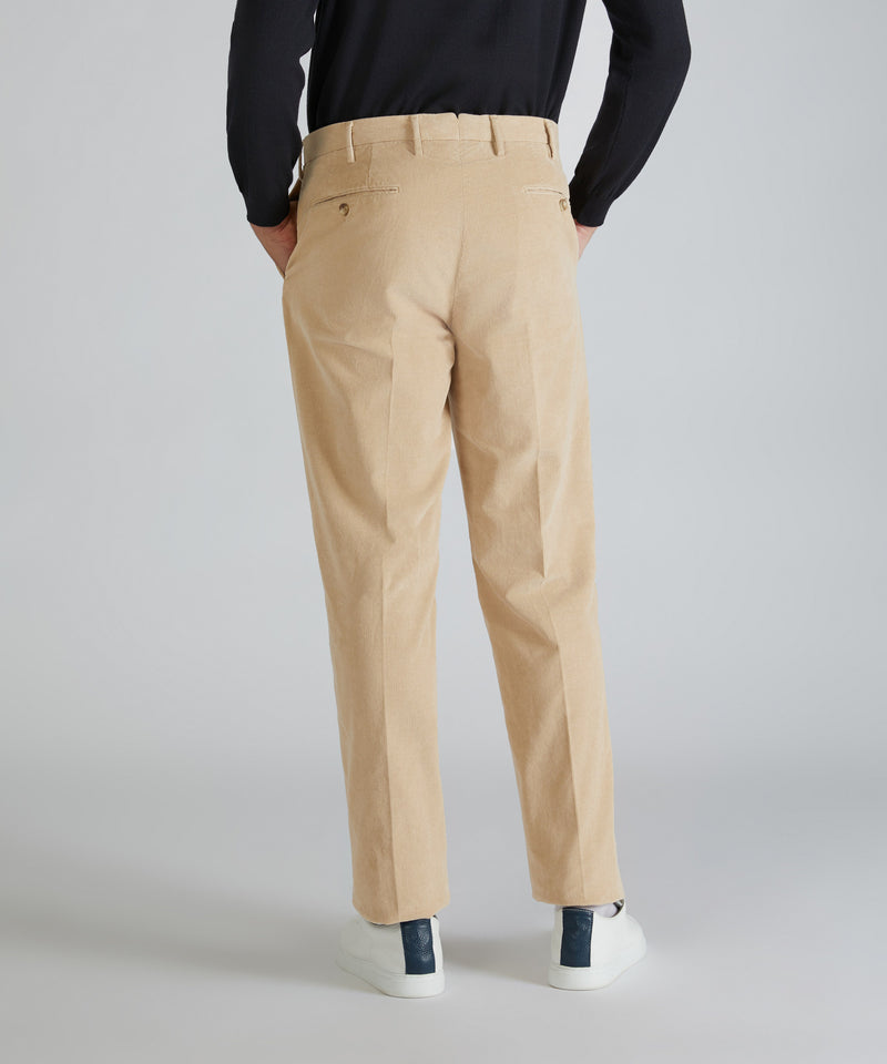 Slowear Pantalone regular fit in velluto Pezzi Unici
