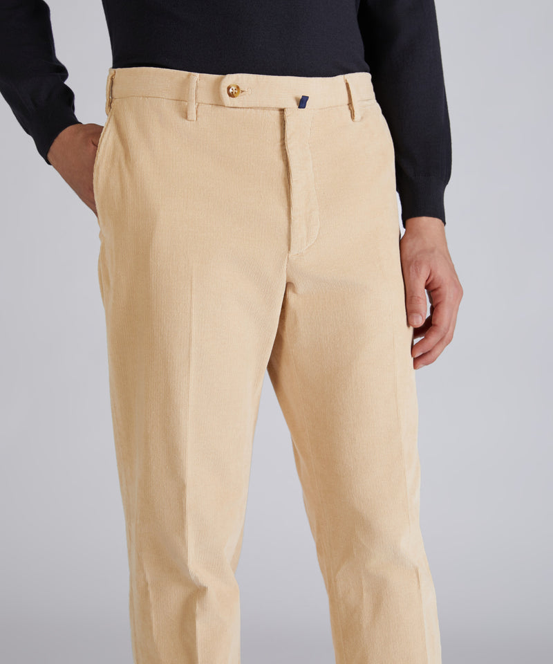Slowear Pantalone regular fit in velluto Pezzi Unici