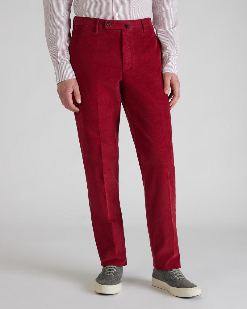Slowear Pantalone regular fit in velluto a coste Negozi Online