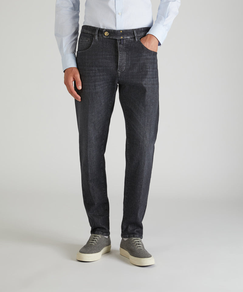 Slowear Pantalone sartoriale in denim stretch Fino Al -60%