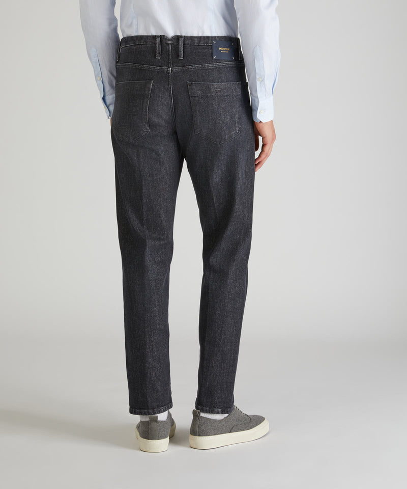 Slowear Pantalone sartoriale in denim stretch Fino Al -60%