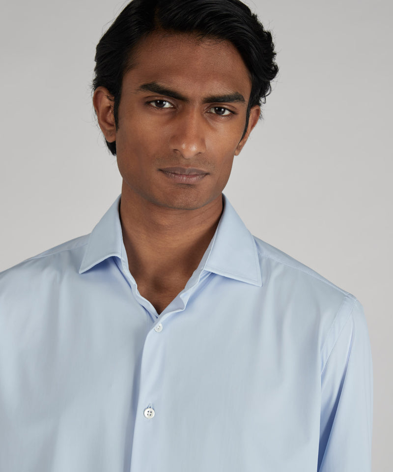 Slowear Camicia slim fit wash & wear in jersey tecnico Shopping Online
