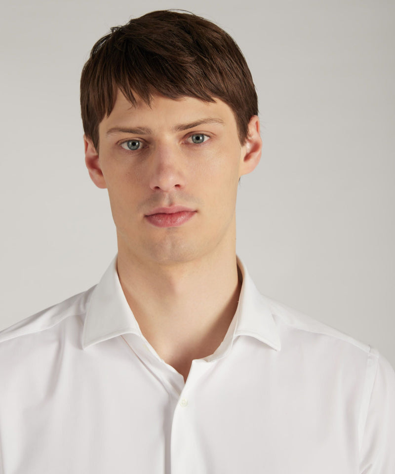 Slowear Camicia slim fit wash & wear in jersey tecnico Affare Del Giorno