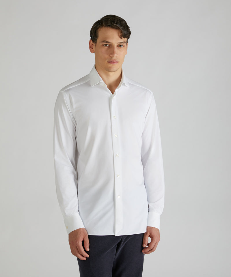 Slowear Camicia slim fit in tessuto tecnico Prezzo Ridotto