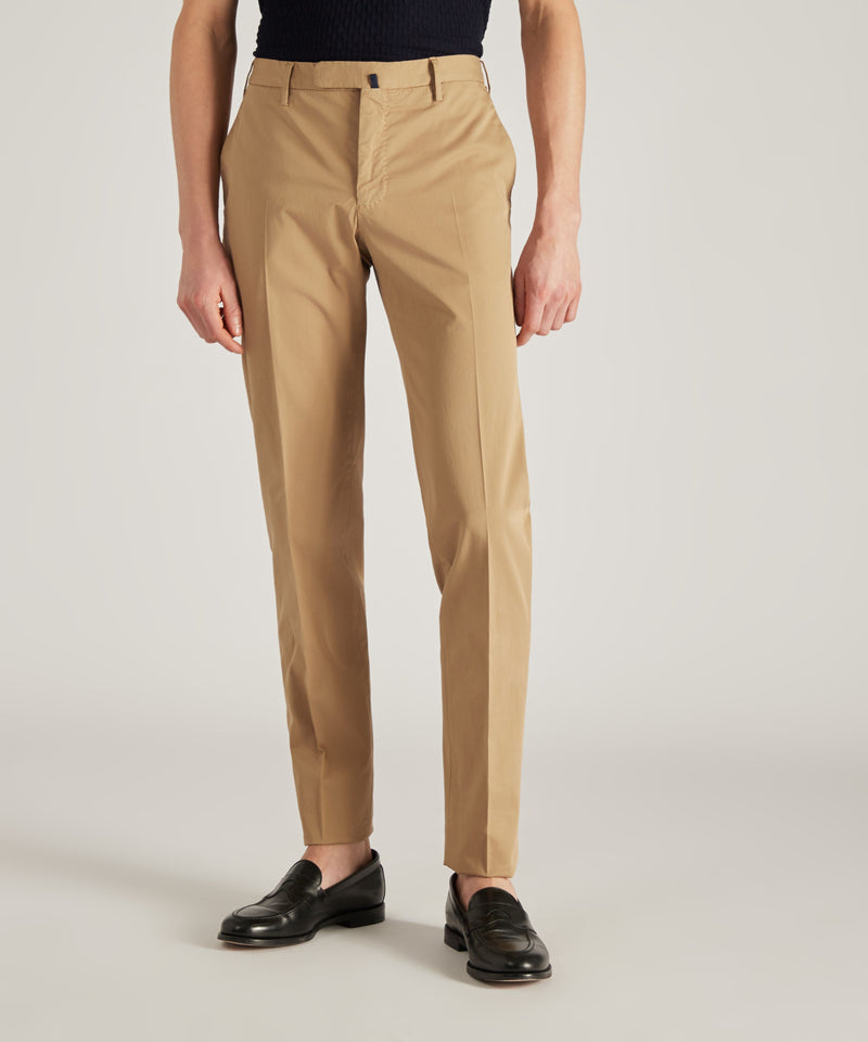 Slowear Pantalone slim fit in cotone certificato Royal Batavia Presa