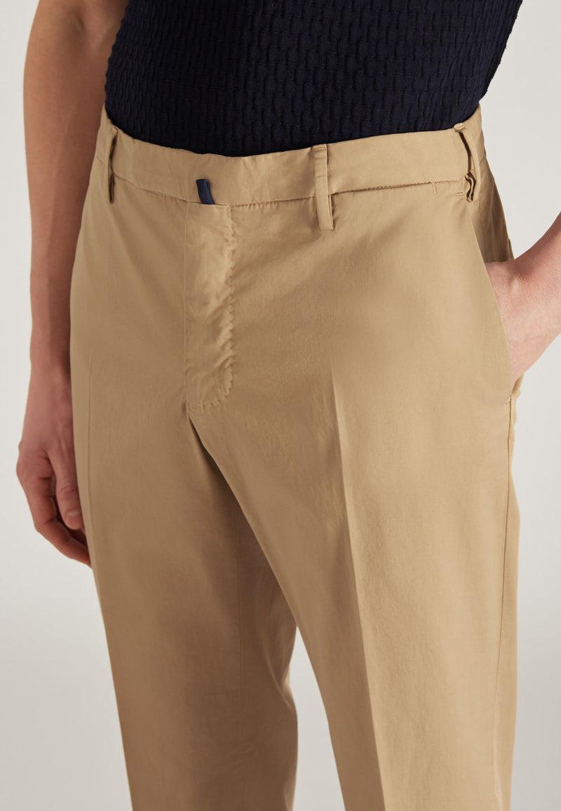 Slowear Pantalone slim fit in cotone certificato Royal Batavia Presa