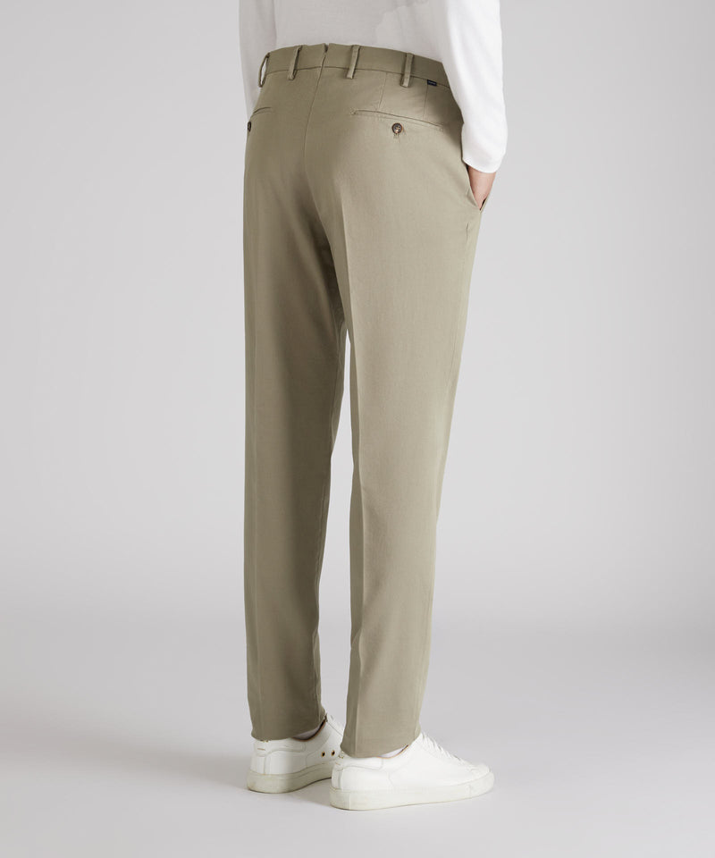 Slowear Pantalone tapered fit in cotone Offerte