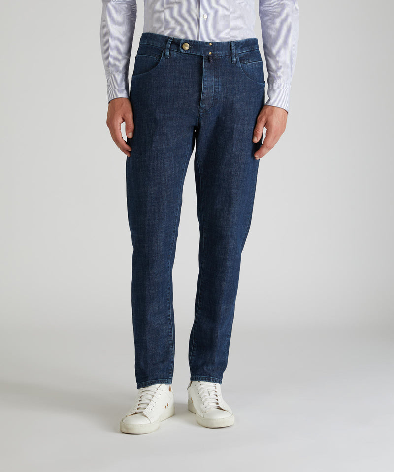 Slowear Pantalone sartoriale in denim stretch Nuova
