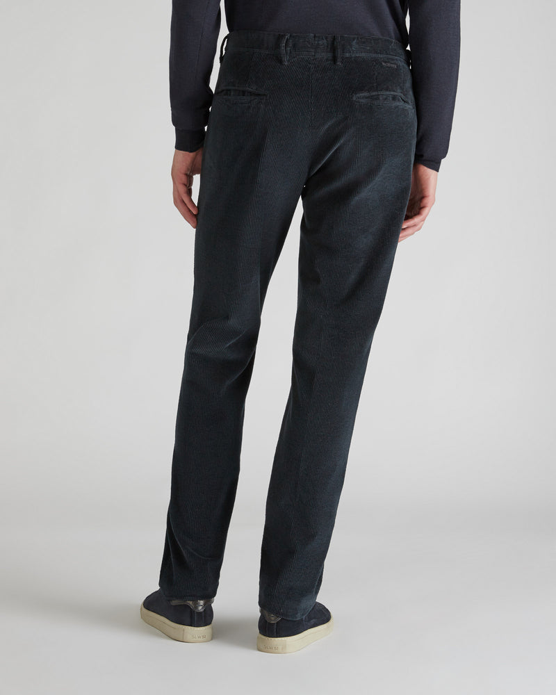 Slowear Pantalone slim fit in velluto Moda