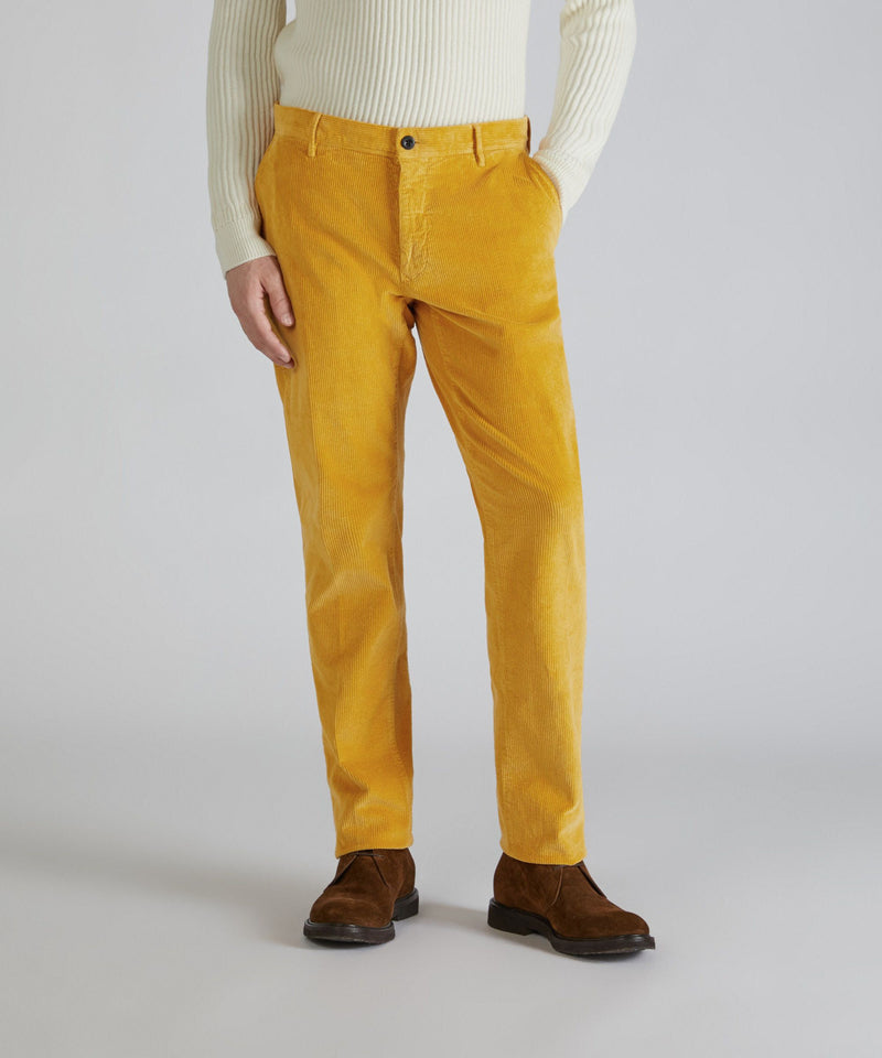 Slowear Pantalone slim fit in velluto Italia