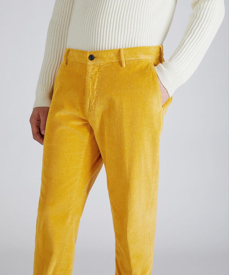 Slowear Pantalone slim fit in velluto Italia