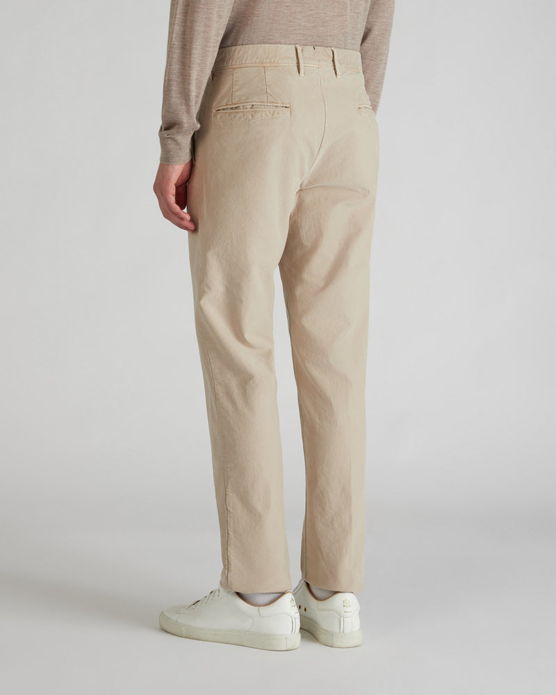 Slowear Pantalone slim fit in Tricochino Saldi Di Fabbrica