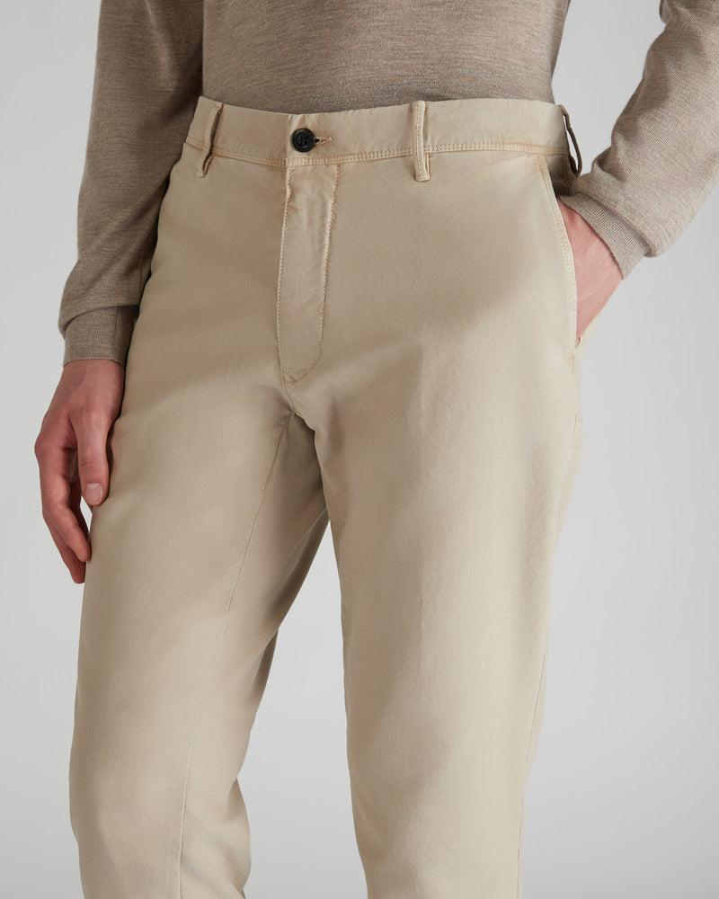Slowear Pantalone slim fit in Tricochino Saldi Di Fabbrica