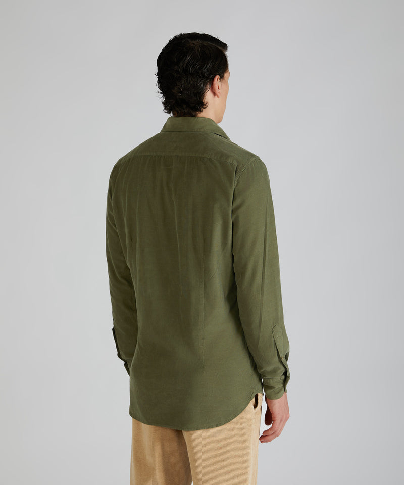 Slowear Camicia slim fit in velluto 2025