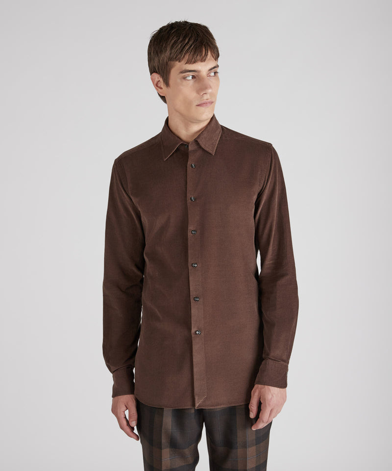 Slowear Camicia in velluto In Linea