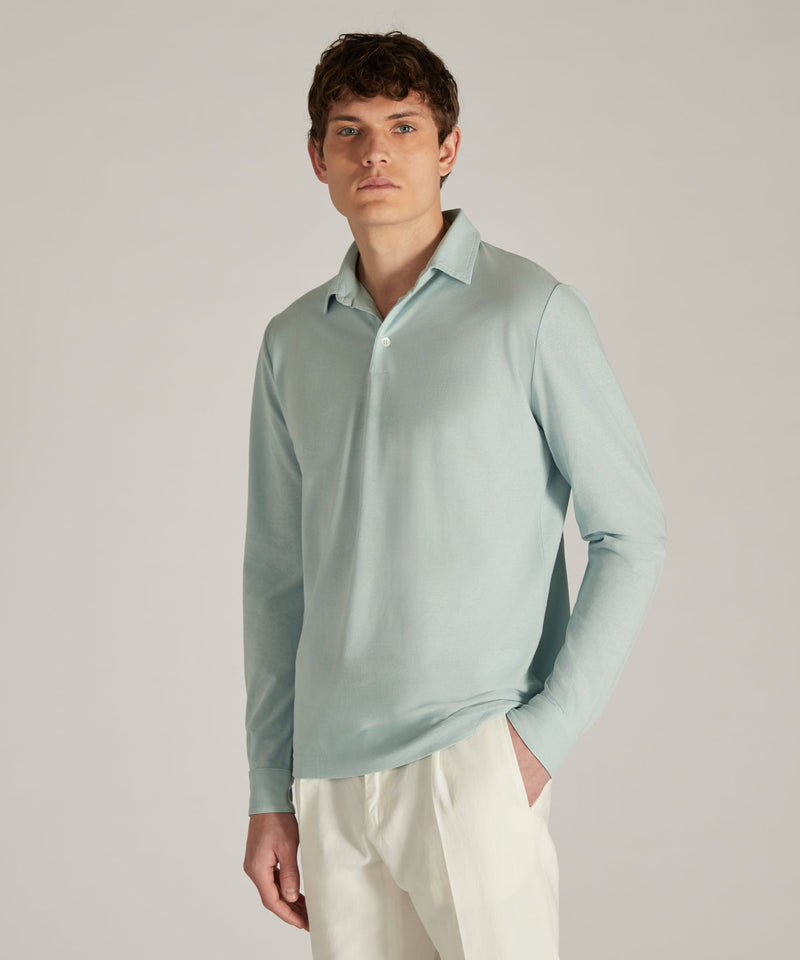 Slowear Polo slim fit in IceCotton organico Sottocosto