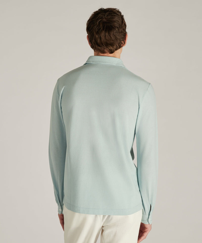 Slowear Polo slim fit in IceCotton organico Sottocosto