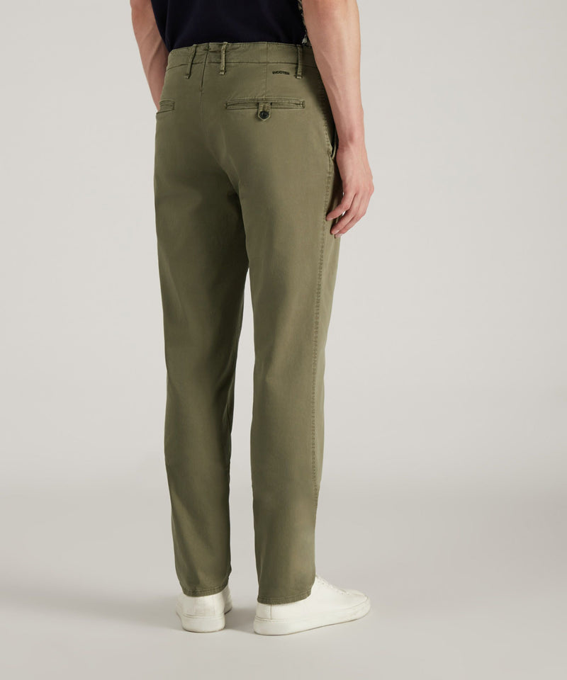 Slowear Pantalone slim fit in gabardina stretch certificata Vendite Flash
