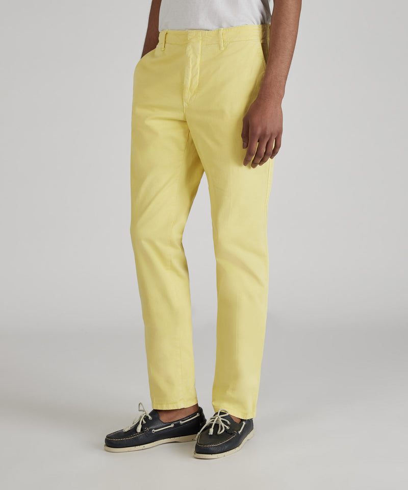 Slowear Pantalone slim fit in gabardina stretch certificata Nuova