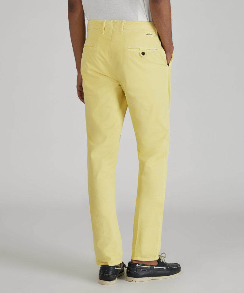 Slowear Pantalone slim fit in gabardina stretch certificata Nuova