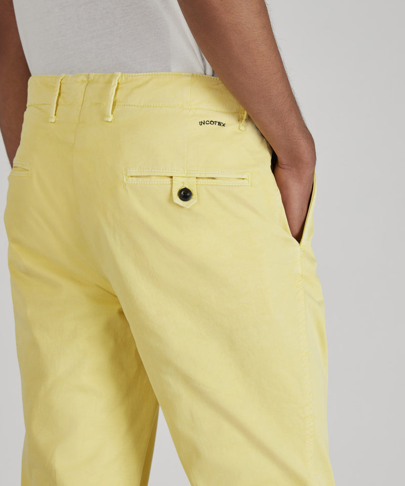 Slowear Pantalone slim fit in gabardina stretch certificata Nuova