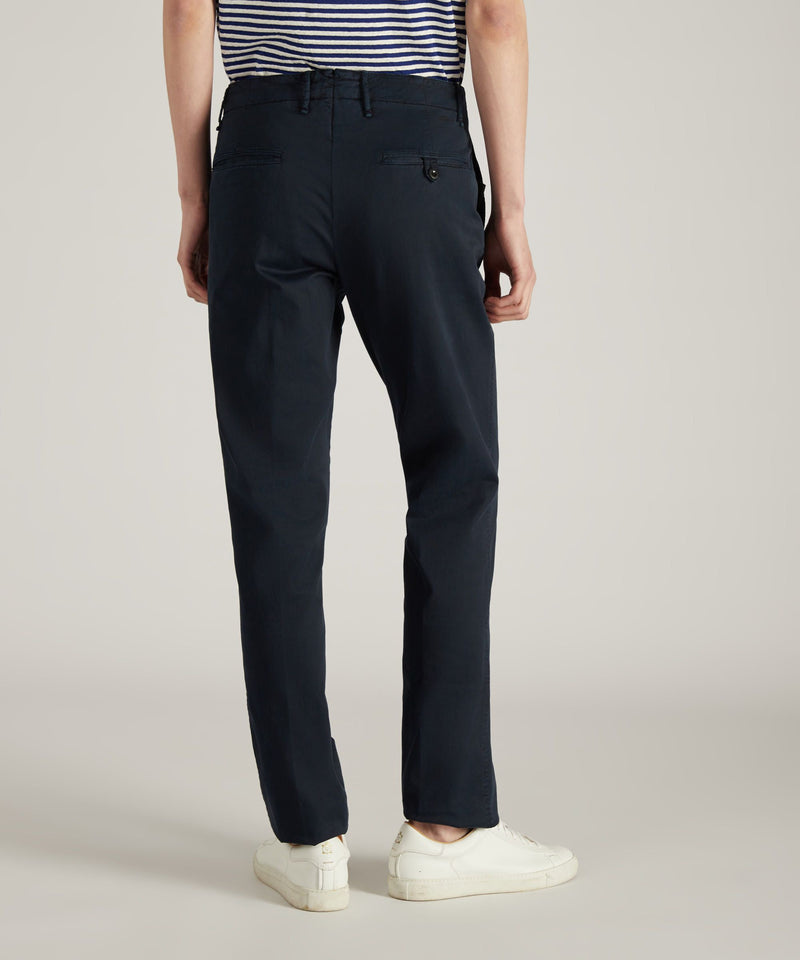 Slowear Pantalone slim fit in gabardina stretch certificata Prezzo basso