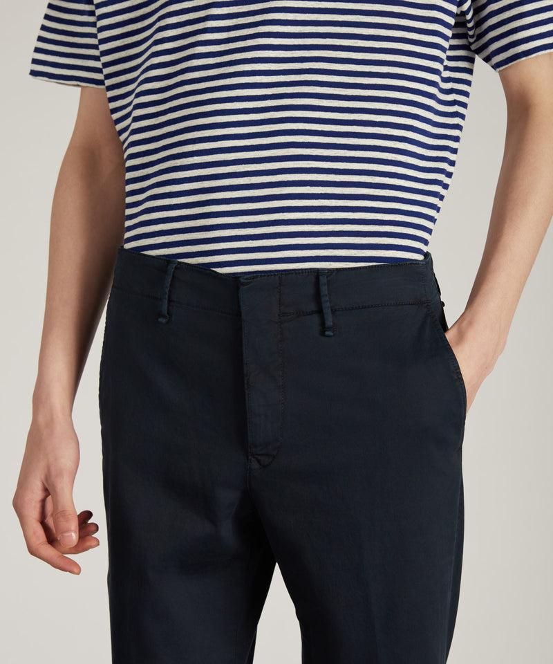 Slowear Pantalone slim fit in gabardina stretch certificata Prezzo basso