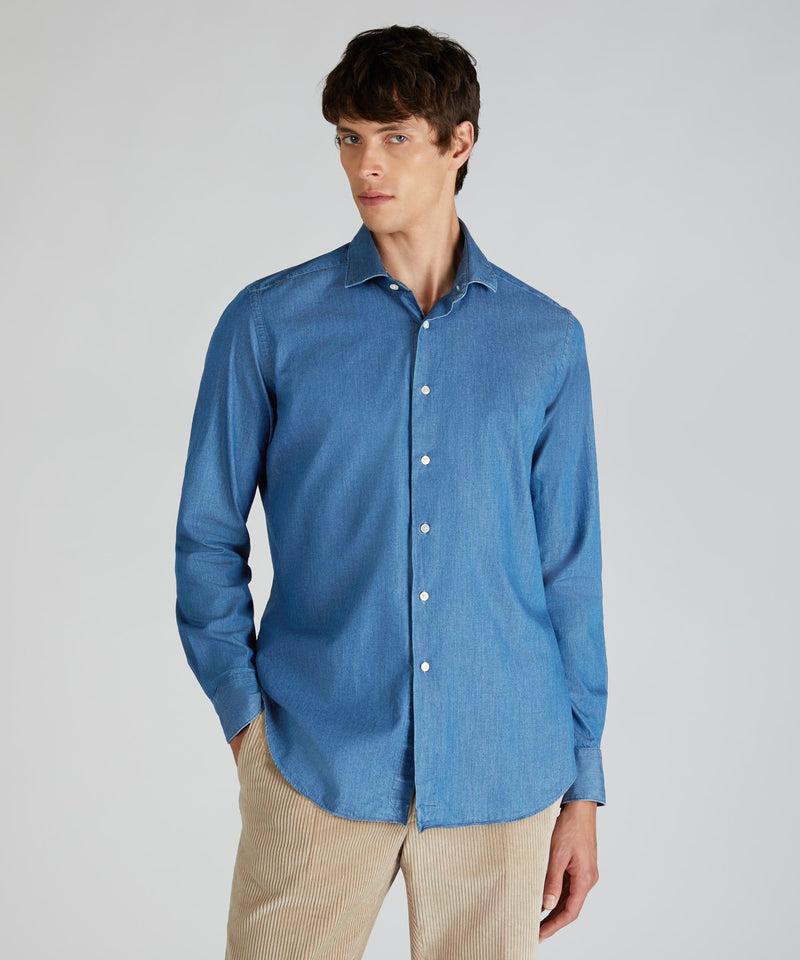 Slowear Camicia regular fit in denim Promozione