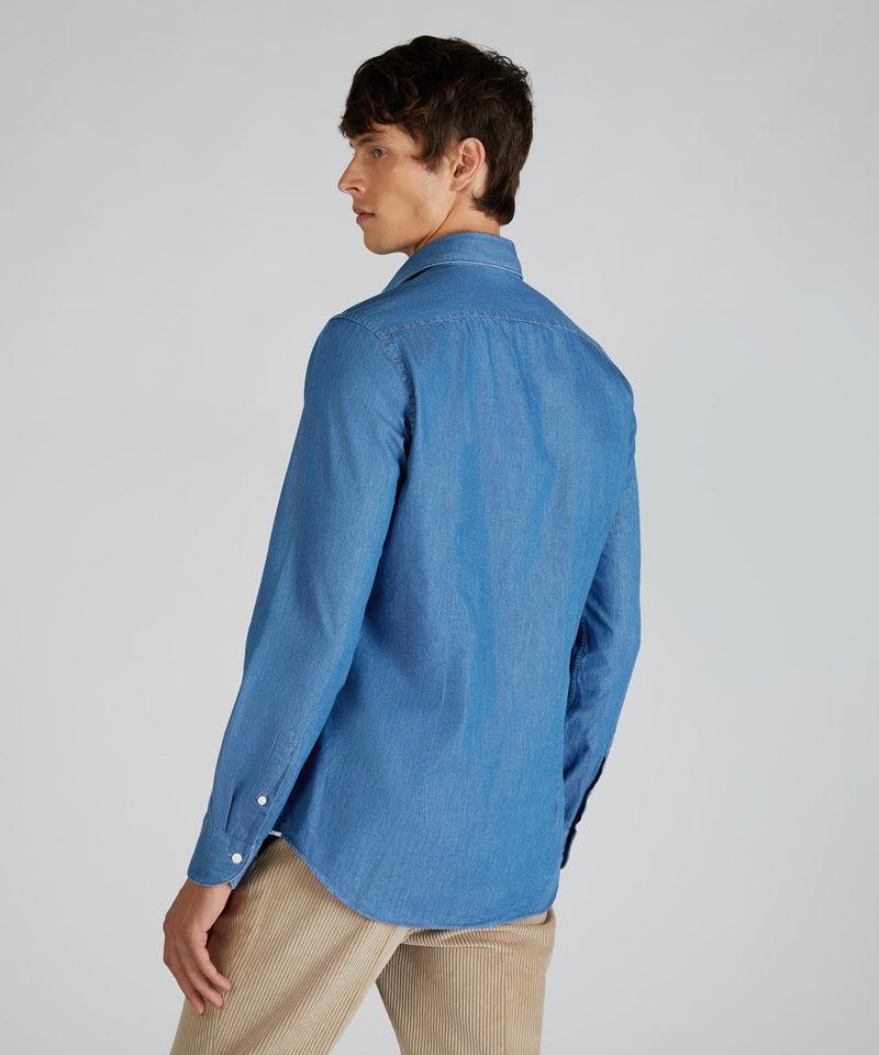 Slowear Camicia regular fit in denim Promozione