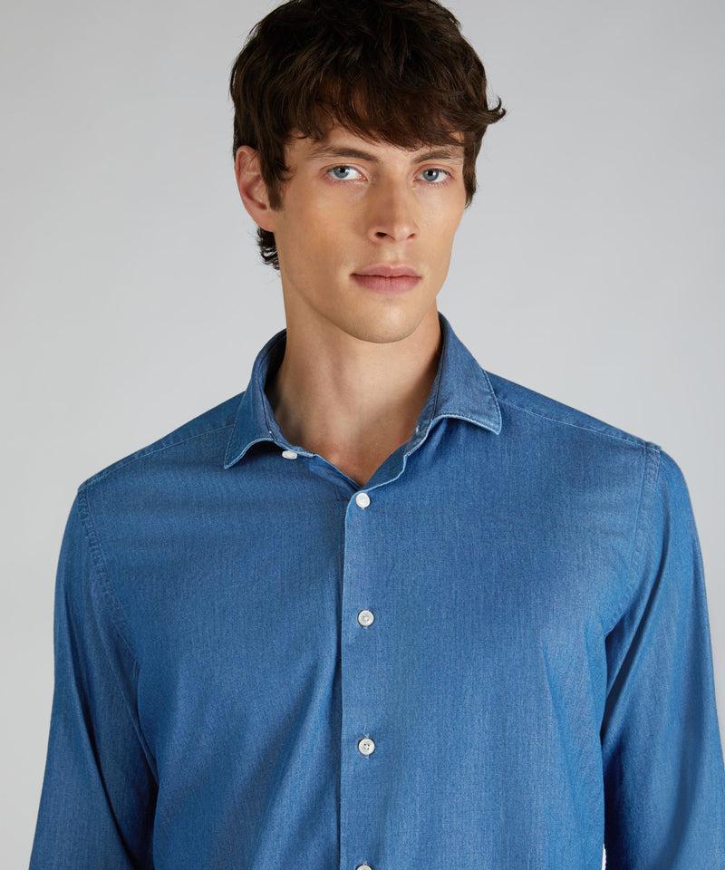 Slowear Camicia regular fit in denim Promozione