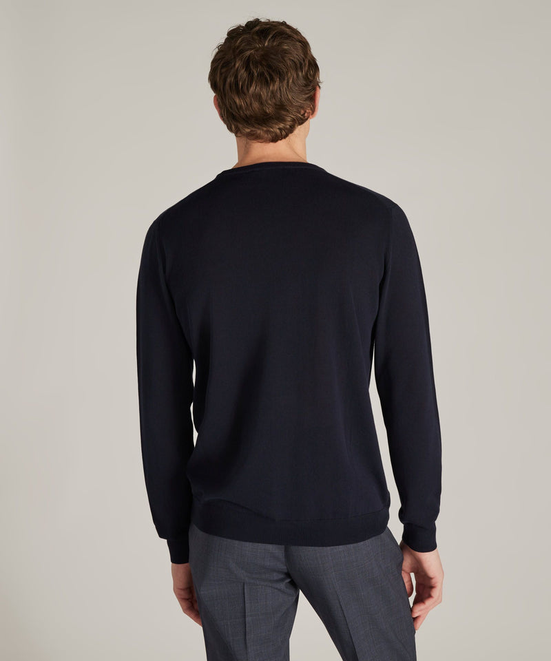 Slowear Girocollo slim fit in cotone crêpe certificato Shopping Online