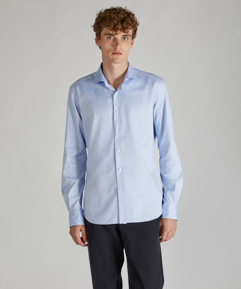 Slowear Camicia slim fit in cotone Oxford Presa