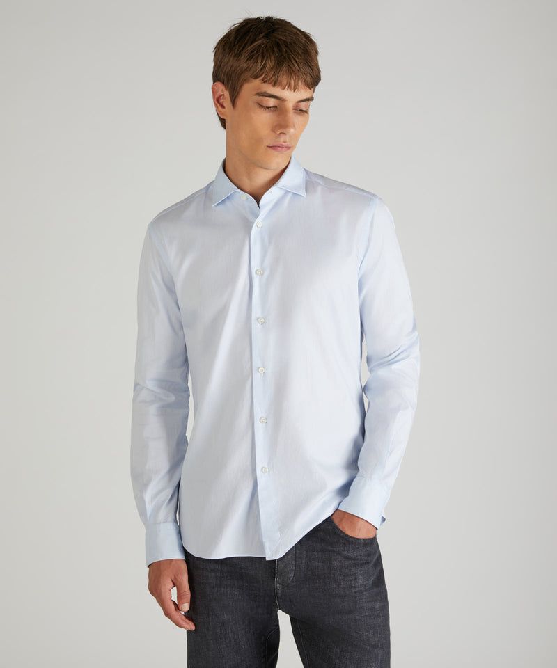Slowear Camicia slim fit in cotone Oxford Sconto