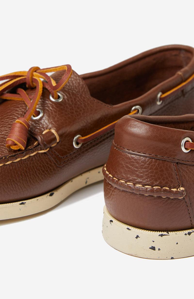 Slowear Scarpa da barca in pelle martellata Black Friday Prezzi